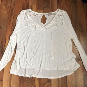 Long sleeve detailed shirt